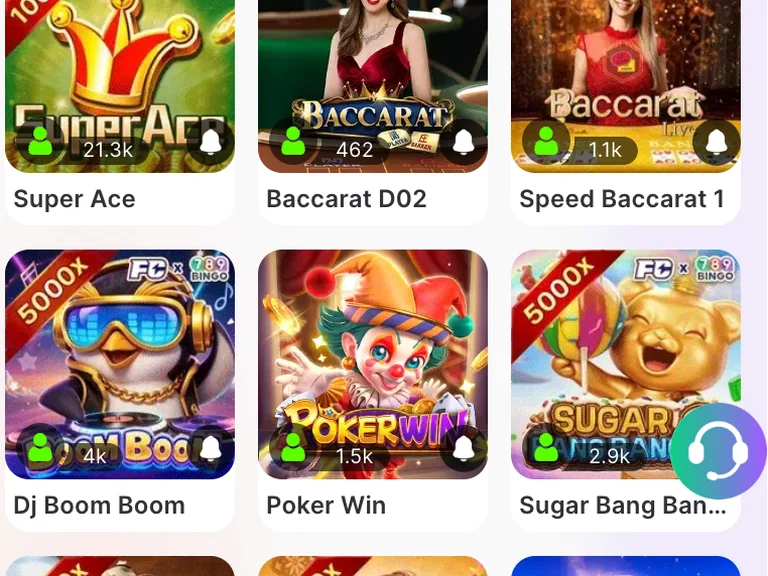 Bảng Win Go của 789Bingo hiển thị các lựa chọn dự đoán màu đỏ, xanh lá và tím